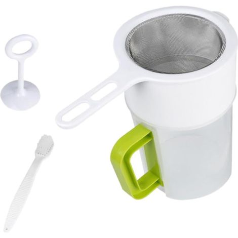 Filtre à mailles pour jus de fruits et laits végétaux