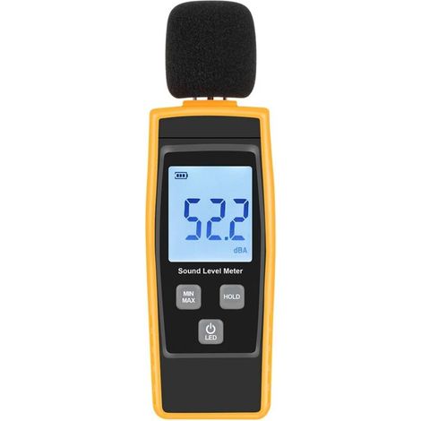 V·RESOURCING Handheld Sound Level Meter 30130 dB Decibel Noise Meter with Backlit Digital LCD Display for Indoor/Outdoor Use [Max/Min/Hand Function] (1/5)