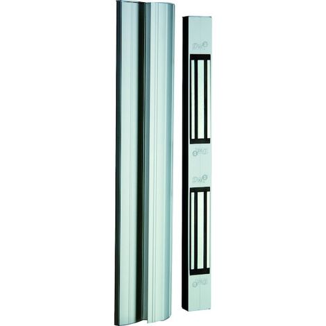 Bandeau ventouse électromagnétique 2500mm – Force de maintien 2 x 400 kg – Installation rapide avec profils pré-percés – Pour espaces confinés – Cdvi - BO 800 RN
