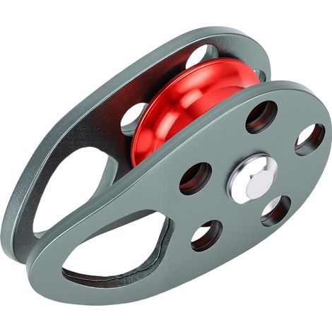 Poulie fixe à roulement en alliage de magnésium et aluminium pour tension de corde, hissage, escalade, gréage, treuillage, 22 kN vers le haut, double 11 kN vers le bas (1/5)