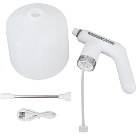 Pulverizador automático recargable de 1,5 litros con niebla fina, boquilla ajustable y mango extensible para plantas de interior y jardín. (1/5)