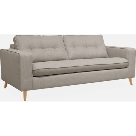 Sofá cama con colchón de 12cm, 3 plazas