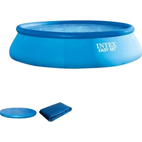 Piscina hinchable, PVC resistente, montaje rápido, suelo de piscina, cubierta para piscina (1/2)