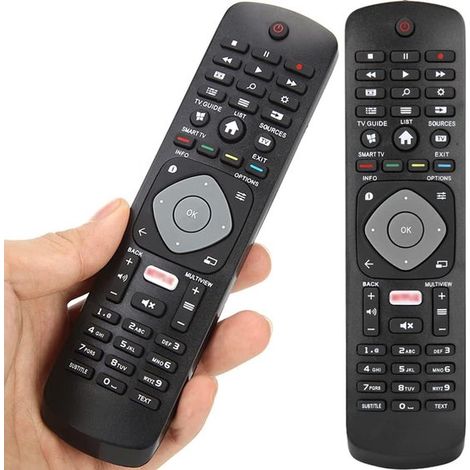 Adecuado para el control remoto universal de TV Philips con botón de Netflix，compatible con muchos modelos de Philips (1/5)