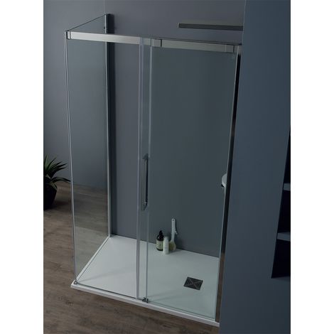 Box doccia 8PSC15 in cristallo 8 mm trasparente 80x100 con