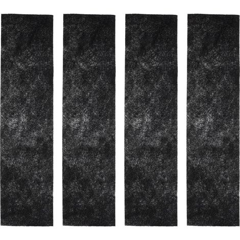 4 Feuilles Coton Filtre à Charbon Filtre Purificateur D'air Bouches D'aération Climatiseur De Fenêtre Joint De Fenêtre De Climatisation Matériel Black Fibre De Charbon