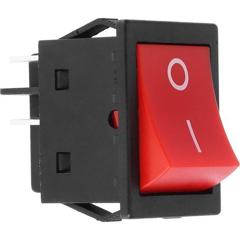 30-A-Wippschalter, 4-poliger quadratischer Ein-/Ausschalter, IP65 wasserdicht, für die Steuerung elektrischer Geräte, flammhemmendes isoliertes Kunststoffgehäuse, lange Lebensdauer (1/5)