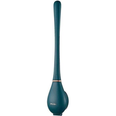 Cepillo de baño de silicona flexible – Se instala en la pared sin necesidad de taladrar – Soporte de secado rápido – Limpia eficazmente los rincones de difícil acceso. (1/4)