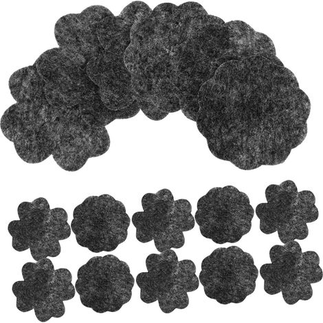 CCYKXA 40 Pieces 1 Set Felt Drainage Mats for Flower Pots, Grey Set, Leak Protection, Breathable and Waterproof for Bonsai and Indoor Plants (1/5)