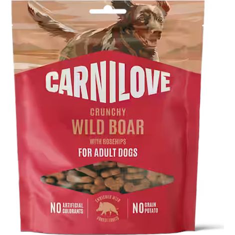 Carnilove - Friandises croustillantes pour chiens - Sanglier et cynorrhodon 200 g (1/5)