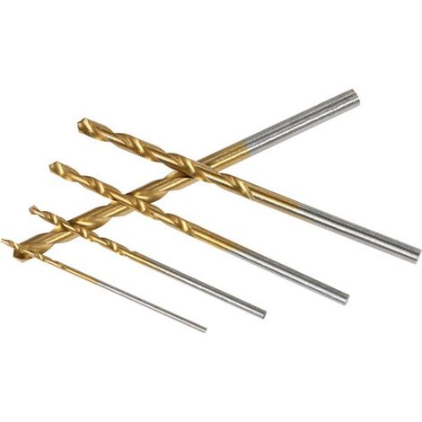 Juego de brocas helicoidales de titanio con revestimiento d,aptas para tamaños de 1,0 a 3,0 mm,paquete de 50 piezas,50 piezas,3,0 mm,madera,acero (1/4)