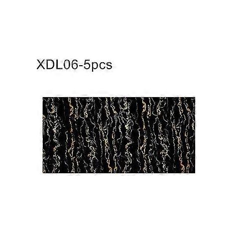 Lot de 5 carreaux de sol autocollants effet marbre à faire soi-même pour la décoration intérieure (XDL--06) (1/5)