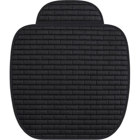 Coussin Siege Voiture Avant Universel Protection Siege Voiture en Lin Antidérapant et Respirant 60 x 50CM (1/4)