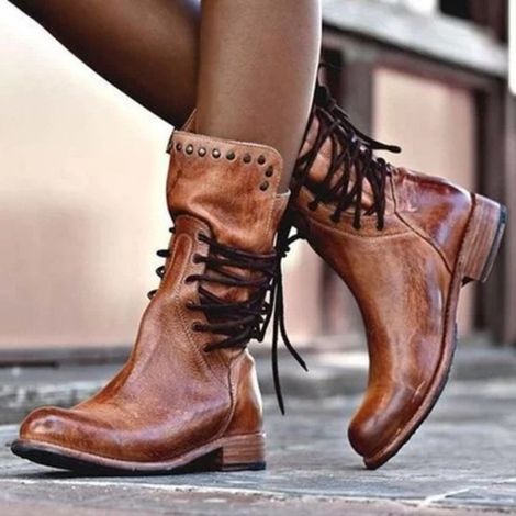 Bottes cavalières avec brides arrière, marron, pointure 40. (1/3)