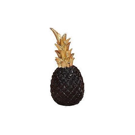 Zeitgenössische Ananas-Dekoration in Gold, rutschfeste Harzstatue für kunstvolle Interieurs