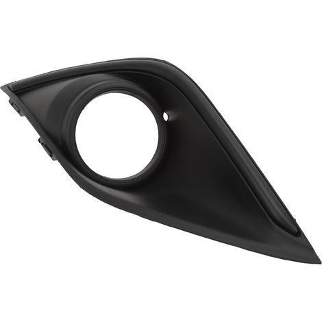 Embellecedor de faro antiniebla delantero, cubierta de faro antiniebla de repuesto para Mitsubishi Outlander 2019 a 2020, color negro, lado derecho: 6400J684