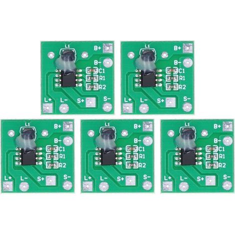 Module De Contrôleur De Lampe Solaire 5pcs 9012 1.2v Carte De Circuit De Module De Contrôleur De De Batterie De Contrôle De La Lumière Pour Lampes De Pelouse Solaires Lampe Murale (1/4)