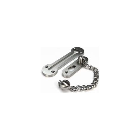 Hebilla antirrobo sólida de 3 mm, cadena antirrobo extra gruesa de acero inoxidable 304, cadena para puerta corredera de entrada, cerradura de cadena para puerta - Crezuo