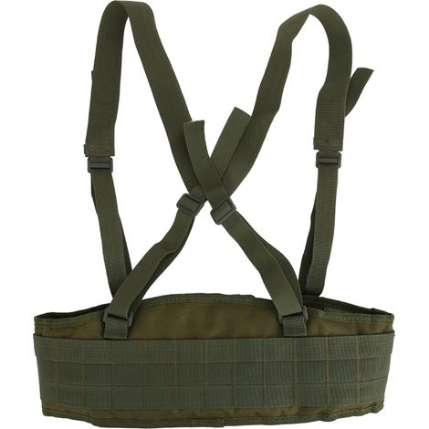 Bretelles multifonctions combinées pour activités de plein air, ceinture large et bretelles pour l'escalade et le camping. Ceinture large et large, idéale pour l'escalade et le camping. (1/5)
