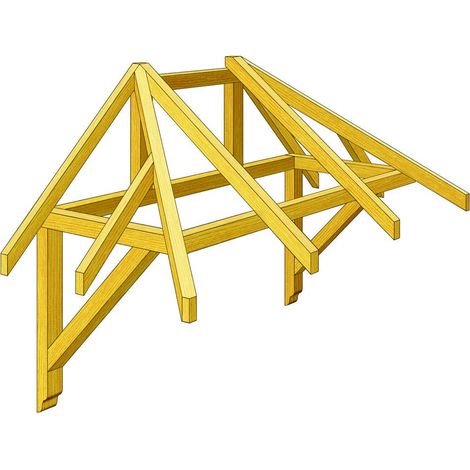 RORO VORDACH FICHTE UNBEHANDEL T E1.1021 1806 X 980 X 1560