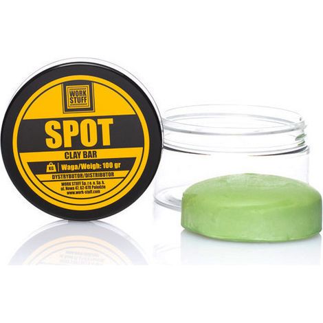 Barre d'argile nettoyante pour peinture, moyenne, pour les taches, 100 g. (1/3)