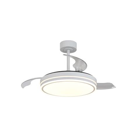 Mantra Ventilador LED LUNA S Blanco Ø91cm DC 30W 2800lm CCT 3000K-5000K con Mando (1/5)