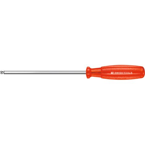 PB Swiss Tools 6-kant-Kugelkopfschraubendreher mit "Multicraft"-Kraftheft 6 mm