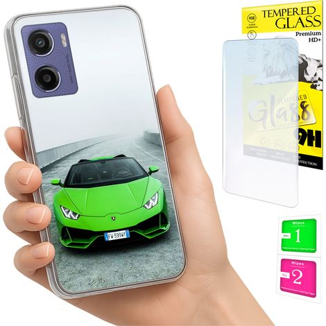Funda para Motorola Moto E15 / Moto G05 con cubierta trasera y cristal 9H. (1/5)