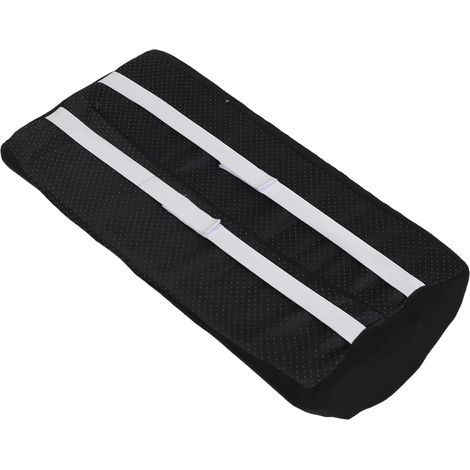 Coussin Repose-Jambes Demi-Cylindre Noir en Molleton Coussin de Soutien Ergonomique pour Fauteuil Inclinable Surrélévé pour Canapé et Lit Traversin Moelleux pour Confort Jambes et (1/5)