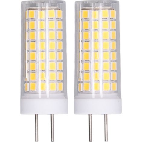 Lot de 2 ampoules LED 9 W en céramique, 88 LED, réglables, lumière naturelle, AC 110 V-265 V