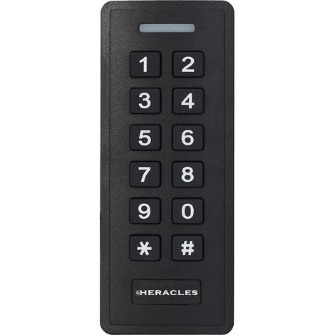 Clavier lecteur autonome étroit ABS Mifare HERACCESS - HERACLES - PCA-CLEP-MF (1/2)