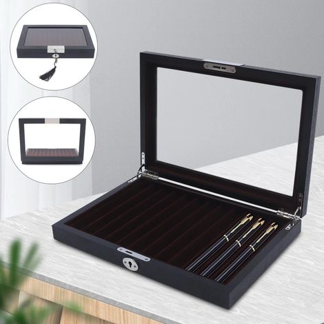 12-Slot-Stift-Aufnahme, große Kapazität-Stift-Display-Aufnahme, Stift, Gel-Stift, Kugelstift, 32  22  5,5 cm (1/5)