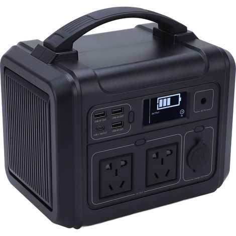 Tragbare Powerstation mit mehreren USB-C-Anschlüssen, 60 W PD-Schnellladefunktion, 100–240 V Wechselstrom, EU-Stecker (1/5)