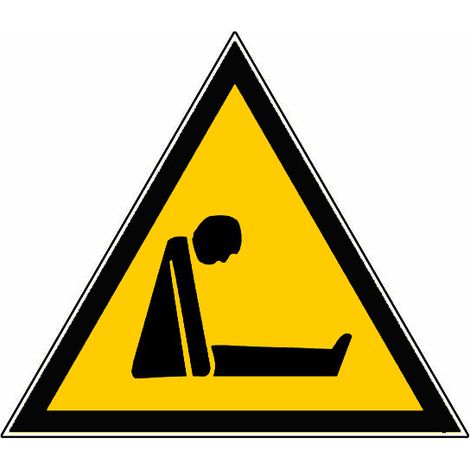 Panneau Danger d'asphyxie - Rigide Triangle 100mm - 4030203