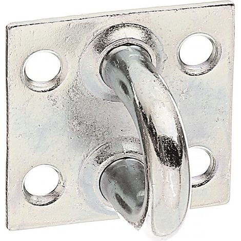 GAH Œillet sur plaque largeur d'étrier 27,5 mm hauteur d'étrier 27 mm Ø d'étrier 7 mm 25 pièces ( 8002512529 )