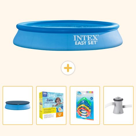 Intex Piscine Easy Set Ronde - 305x61 cm - 5-pièces S57 (1/5)