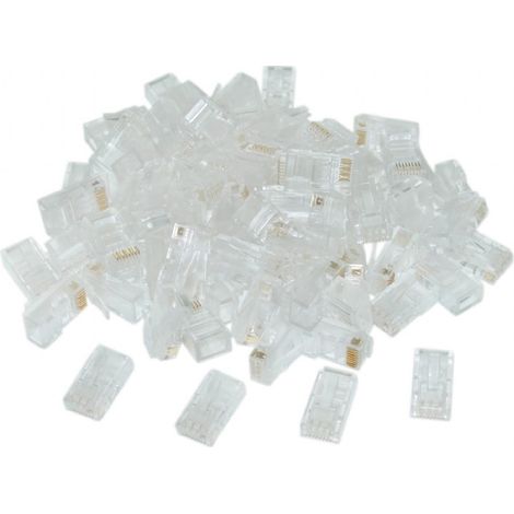 Connecteur gembird rj45 cat6 bag 100 pcs (1/3)