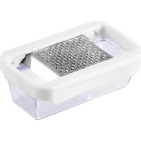 Fackelmann Grattugia Spezie ed Agrumi con Contenitore, Plastica, Multicolore