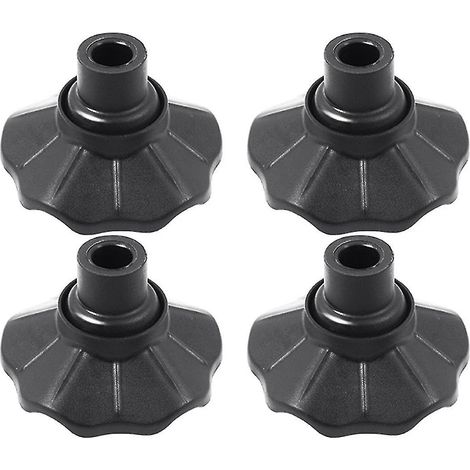 Lot de 4 protège-pieds de tabouret de camping antidérapants, accessoires réglables pour chaises de pêche, 14 mm (1/5)