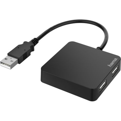 USB Hub, 4 Puertos, 480 Mbps, cuadrado