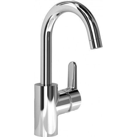 CONNECT Mitigeur lavabo bleu sans vidage, bec haut chromé IDEAL STANDARD (1/5)
