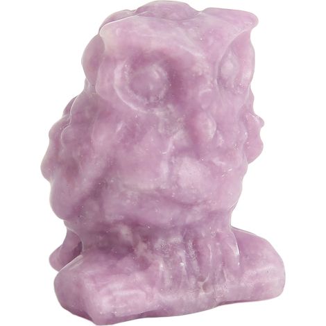 Figurine de pierre de chakra en forme de hibou, mignonne, pour le yoga, la méditation, la guérison énergétique, statue, décoration artisanale, type 1 (1/5)