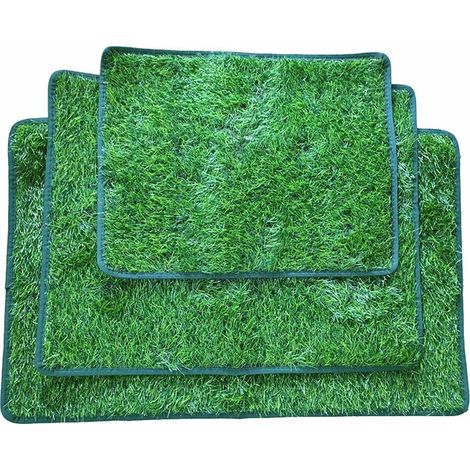Animal De Compagnie en Gazon Artificiel, Formation De Gazon, Tapis d'herbe Douce, Fausse Herbe pour Chien Zone De Formation De Pot Pelouse De Patio (46x58.5cm)
