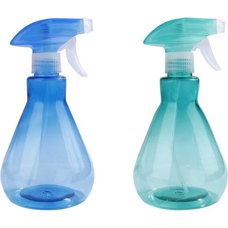 SHINING HOUSE Sprühflaschen, 500 ml, Kunststoff, feiner Sprühnebel, leere Sprühflaschen für die Reinigung von Gartenarbeiten und Lebensmitteln, 2 Stück (1/5)