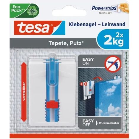 Adhesivo Tesa 2 kg fuerte agarre 8 piezas
