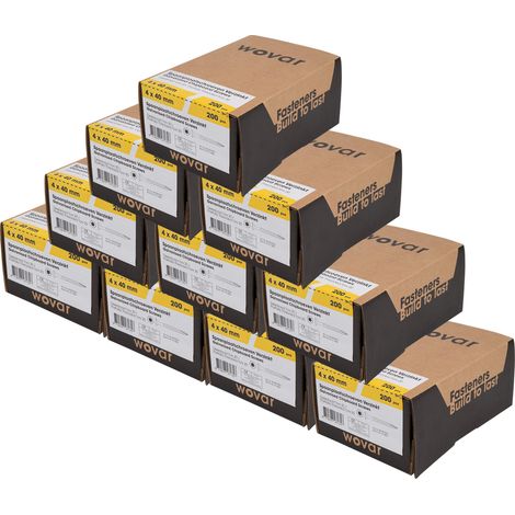 Spanplattenschrauben Verzinkt 4 x 40 mm Torx 20 Teilgewinde -