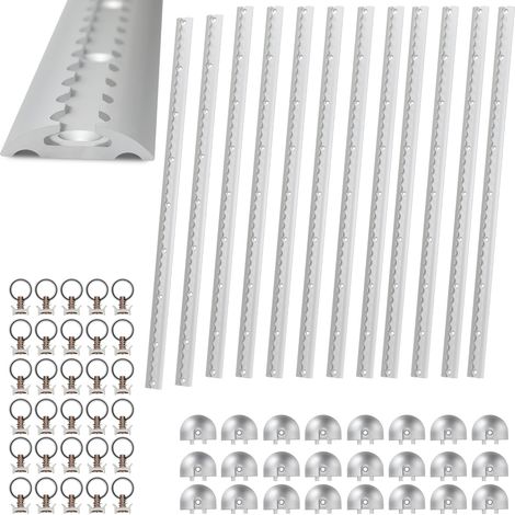 BINARIO D'ARRIMENTO 8×1M. Set di binari. Alluminio. Arrimage di carica
