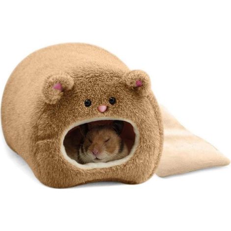 Maison Chaude Pour Petit Animal - Cabane En Molleton Doux - Suspension Possible Avec Chaîne - Pour Hamster Nain Souris Rat - 1 Pièce (1/5)