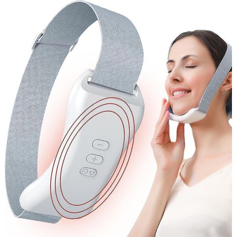 Appareil pour réduire le double menton, outil intelligent de raffermissement et d'amincissement du visage, appareil de lifting électrique du visage, appareil de beauté du visage à microcourant EMS en (1/5)
