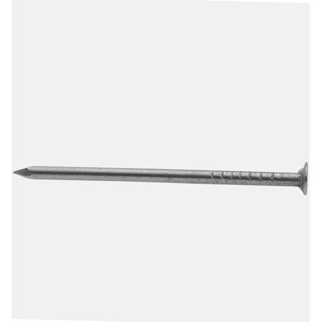 Pointe en acier poli Viswood à tête plate 3,5x70mm (Boite de 1Kg)
